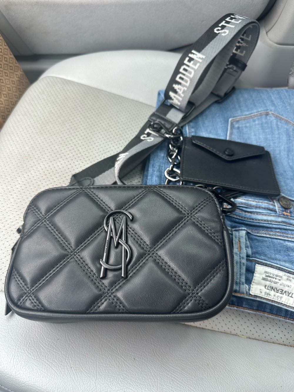 Steve Madden BDaisy Quilted Camera Bag Crossbody